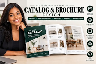 design product catalog, wholesale catalog, brochure, flipbook, magazine layout