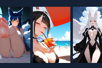 create ai anime art with stable diffusion, nsfw and sfw
