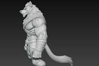 sculpt a custom 3d character miniature for 3d printing in zbrush