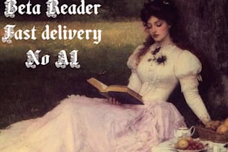 beta read your novel and provide detailed feedback