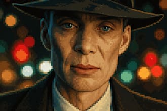 create custom pixel art portraits and characters