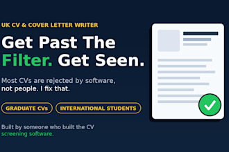 write your UK CV and cover letter to get more interviews