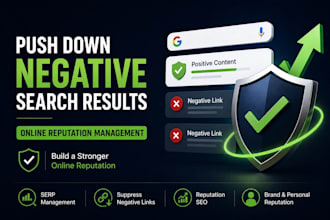 push down negative search results with online reputation management