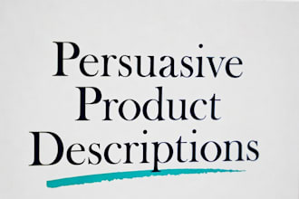 write persuasive SEO product descriptions for e commerce