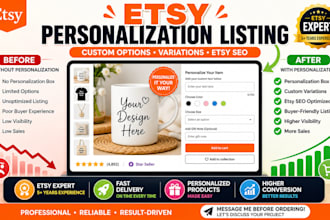 set up etsy personalization with etsy SEO