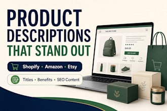 create concise SEO product descriptions for your store