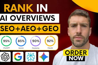 do monthly GEO, aeo and SEO to rank on google and ai search engines