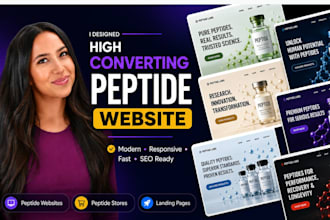 build peptide website peptide store research peptide supplement website peptide