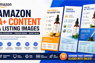 design amazon a plus content, ebc for skincare brands