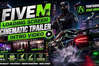 do fivem loading screen, cinematic trailer fivem intro promo video fivem montage