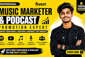 do organic spotify, apple music and podcast promotion