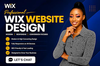 design, redesign, clone, or develop a modern wix website or wix studio website
