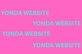 design or redesign a professional yonda website tutor
