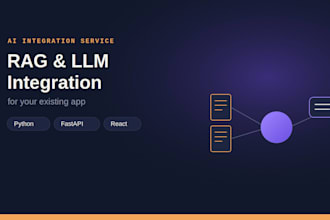 integrate rag and llm features into your existing web or mobile app