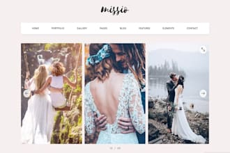 design wix photography website portrait photographer portfolio pixieset website