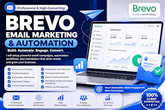 setup brevo email marketing, automation, email campaigns and CRM