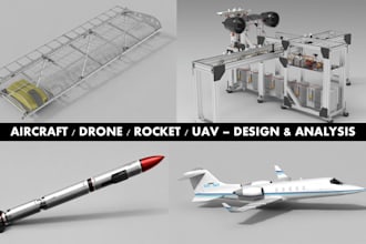 provide aerospace engineering services, aircraft, drone, uav and rocket design