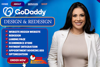 design godaddy website redesign godaddy website design develop godaddy