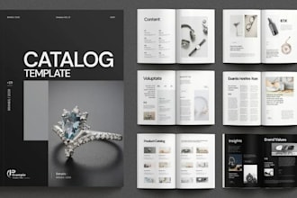 design sales product catalog, line sheet for jewelry and accessories businesses