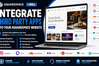 integrate squarespace with instagram opentable tock soundcloud