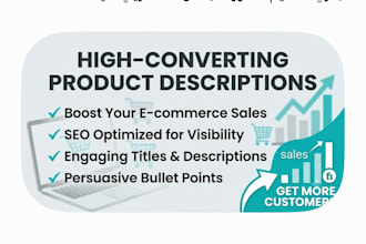 write SEO product description and engaging content