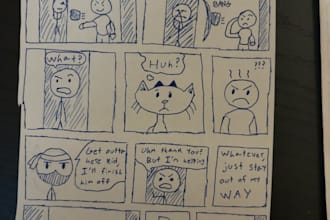 make you a low quality stickmen comic