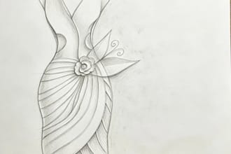 draw custom fashion design and fashion