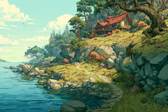 do environmental concept art, background art