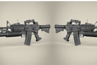 do 3d game gun models sci fi weapons fantasy swords andf hard surface props