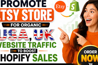 do organic USA,UK website traffic to increase ebay shopify store design