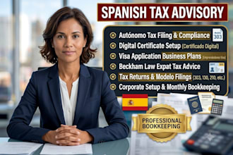 do spain autonomo registration, spanish tax filing, bookkeeping, tax compliance
