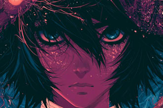 design highest quality anime art drawing