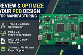 electronic circuits, schematic, pcb layout, and optimize existing pcb