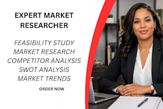 conduct detailed market analysis and plans for businesses