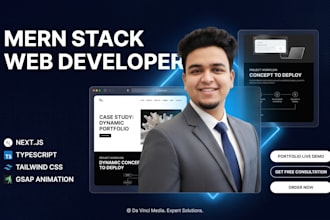 develop a premium nextjs website with smooth gsap animation