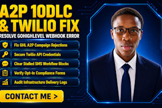fix gohighlevel a2p 10dlc registration and setup twilio API for brands
