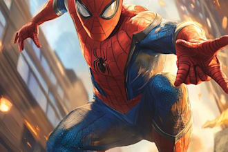 do a superhero comic
