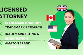 register your trademark and set up amazon brand registry in usa uk canada