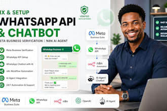 fix meta business verification whatsapp api setup, gohighlevel n8n ai agent