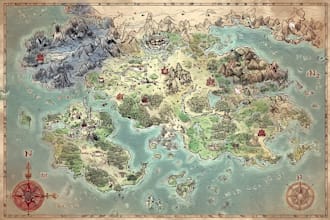 make a fantasy map for your dnd game