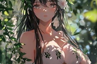 do a character in manga style