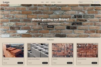 design and develop a front end website