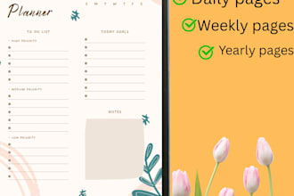 design custom daily planner