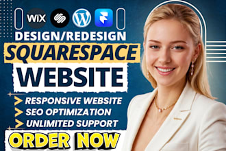 design squarespace website redesign squarespace website or figma to squarespace