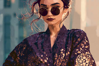 castom digital portrait art