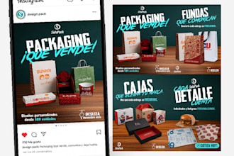 design eye catching social media posts, ads and carousels