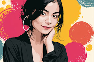 draw high quality vector portraits