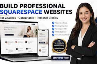 build squarespace website for coaches consultants and personal brands