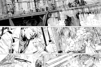 draw top tier comic book pages and graphic novel art