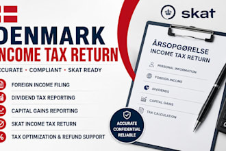 prepare denmark income tax return dividend tax capital gains skat foreign income
